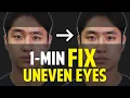 Download Lagu Fix Uneven Eyes｜Facial Asymmetry in 1-Minute｜Balancing Exercise
