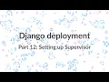 Simple Django Deployment part 12 - Setting up Supervisor