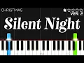 Christmas - Silent Night EASY Piano Tutorial