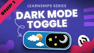 Dark Mode Toggle using HTML CSS JavaScript Snip 1 Light Dark Mode Switch Tutorial