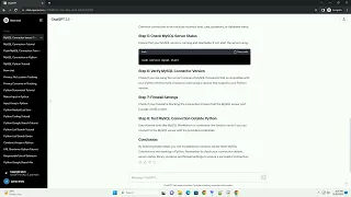 mysql connector not working python