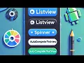 ListView vs Spinner vs AutoCompleteTextView Android Tutorials in Hindi Beginners Guide