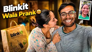 Blinkit Delivery Girl Prank Gone Funny 😂 | Unexpected Reaction | Mitesh Roy Vlog
