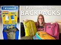 Best Personal Item Size Backpacks for One Bag Travel