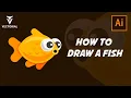 How to draw a Fish in Adobe Illustrator - step by step
