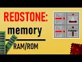 How REDSTONE COMPUTERS remember information
