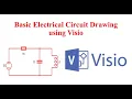 Basic Electrical Circuits using Visio Useful for beginners Microsoft Visio Pro 2019 in Hindi