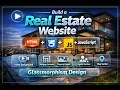 Real Estate Website using HTML CSS JavaScript Glassmorphism UI with Background