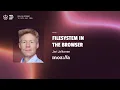 Jari Jalkanen Filesystem in the Browser