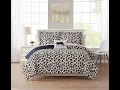 Cheetah Print Bed in a Bag Comforter Sheet Set Bedroom Bedding Full 8 Piece