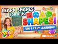 Learn Shapes for Kids Fun Easy Geometry for Preschool Toddlers Study Easy