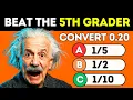 5th Grade Math Quiz Will You Get 100