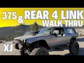 Jeep XJ Walk Thru Rear 4 Link 37s dana 44s on the Rubicon