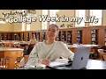 PRODUCTIVE COLLEGE WEEK IN MY LIFE fall semester studying for midterms USC film school