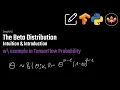 Beta Distribution Intuition Introduction example in TensorFlow Probability