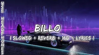 billo nachi mere naal j star slowed reverb 16d lyrics 
