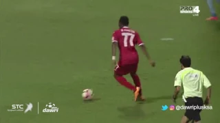 هدف الوحدة الخامس ضد الباطن عبدالله خطاب في الجولة 7 من دوري جميل 