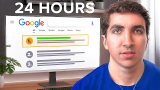 I tried ranking a website #1 on Google in 24 hours (RAW RESULTS)