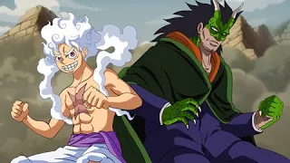 Monkey D. Dragon revela sua Akuma no Mi! Luffy e Dragon vs Cavaleiros Sagrados - One Piece