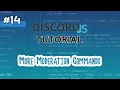 Discord js Bot Tutorial More Moderation Commands