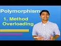 What is Method Overloading in Java Understand Polymorphism with example
