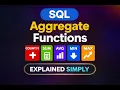 SQL Aggregate Functions for Interviews Build Strong Fundamentals