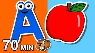 Alphabet Phonics Songs More Busy Beavers 70 Min Kids Compilation Baby Learning Kindergarten  Alphabet Phonics Songs More Busy Beavers 70 Min Kids Compilation Baby Learning Kindergarten