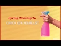 Spring Cleaning Tasks to Check Off Your List