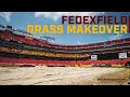 Behind-the-Scenes of FedExField s 2021 Grass Surface Makeover Washington Football Team