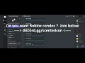 Roblox Condo Discord Server 2023