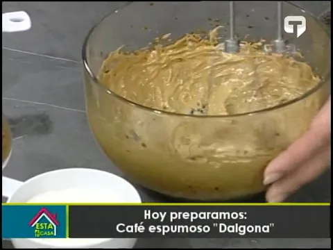 Hoy preparamos Café espumoso Dalgona