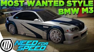 Need For Speed 2015 Most Wanted BMW M3 GTR Customization Gameplay GUIDE 1080p 