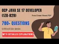 OCP Java SE 17 Developer 1Z0-829 Exam Questions 2026