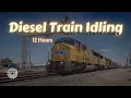 Download Lagu 🚂 Diesel Train Idling ⨀ 12 Hours - Dark Screen in 1 Hour ⨀