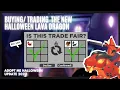 Buying Trading the NEW Lava Dragon in Roblox Adopt Me VALUE Halloween 2022 Update