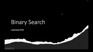 SOLVED Binary Search - LeetCode 704
