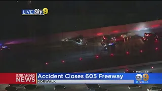 Accident Closes 605 Freeway