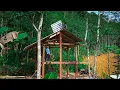 Download Lagu Mr. Ho's Unfinished House: The Full Story | Mr. Ho Proceeded to Roof this Beautiful Wooden House.