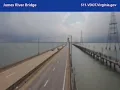 3-Hour Storm Time-Lapse From James River Bridge Looking South in Virginia