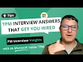 TPM interview prep ex-Microsoft Senior TPM answers 3 questions everyone gets wrong