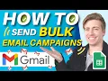 How to Send Bulk Email Campaigns in Gmail Two Methods Google Sheets Mail Merge