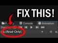 How To Fix READ-ONLY Animation Clips In Unity