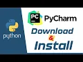 Python Programming - PyCharm IDE Download Install Getting Started