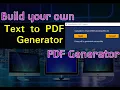 Convert text file to pdf using python PDF generator in Python