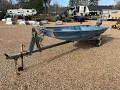 - 1985 Starcraft 14 Aluminum Boat w Outboard Motor