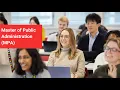 Master of Public Administration MPA