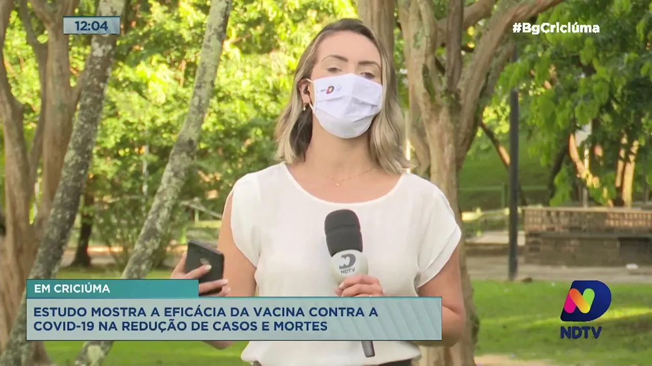 Estudo mostra eficácia da vacina contra a Covid-19 na redução de casos e mortes em Criciúma