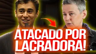 LACRADORA FEMINISTA ATACOU NIKOLAS FERREIRA E NEYMAR DE FORMA PATÉTICA SOBRE CHÁ REVELAÇÃO!