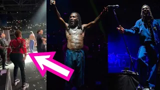 crazy burnaboy mom dance moves at son concerts in dublin as shutdown 13k stadium