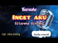 Lagu INGET AKU | Gitarena Ginting | Karaoke Lagu Karo | Nada Cowok
